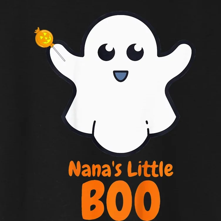 Spooky Surprise Halloween Present for Nana Women's Crop Top Tee