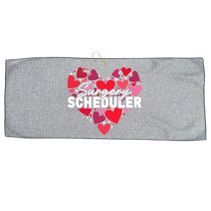 Surgery Scheduler Heart Gift Large Microfiber Waffle Golf Towel