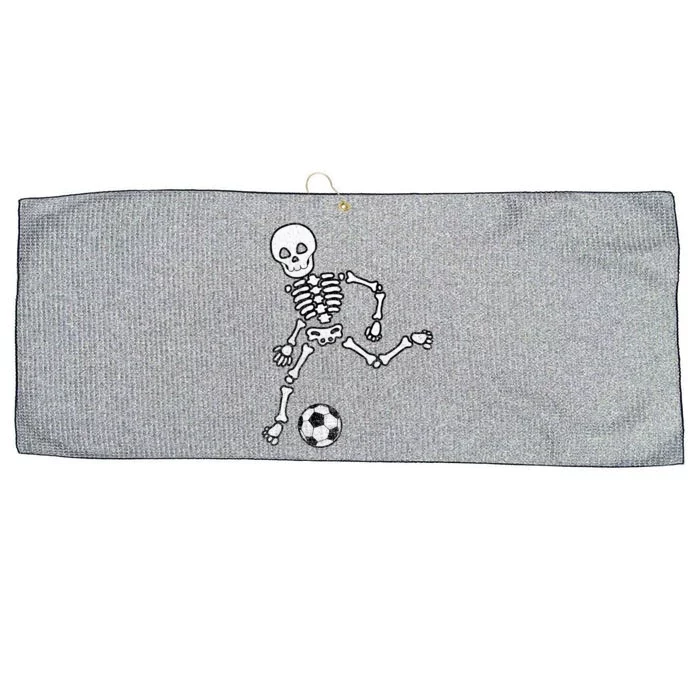 Skeleton Soccer Halloween Sport Player Costume Large Microfiber Waffle Golf Towel