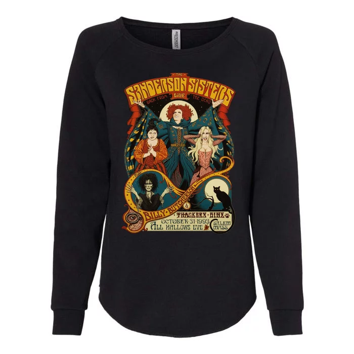 Sanderson Sisters Hocus Pocus Halloween Womens California Wash Sweatshirt