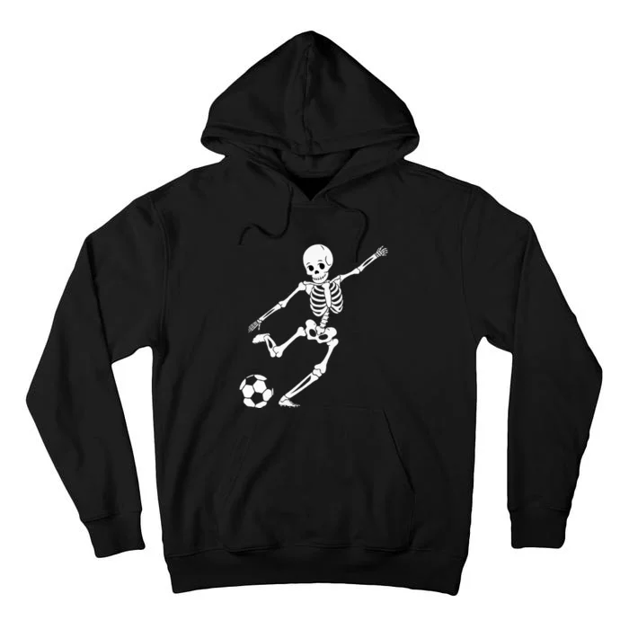 Soccer Skeleton Halloween Soccer Player Halloween Tall Hoodie