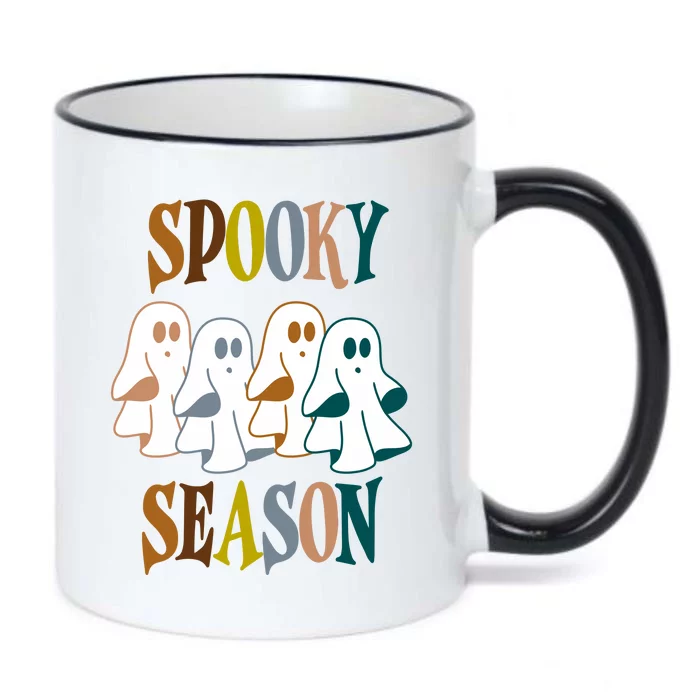 Spooky Season Halloween Ghost Festive Black Color Changing Mug