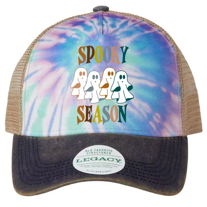 Spooky Season Halloween Ghost Festive Legacy Tie Dye Trucker Hat