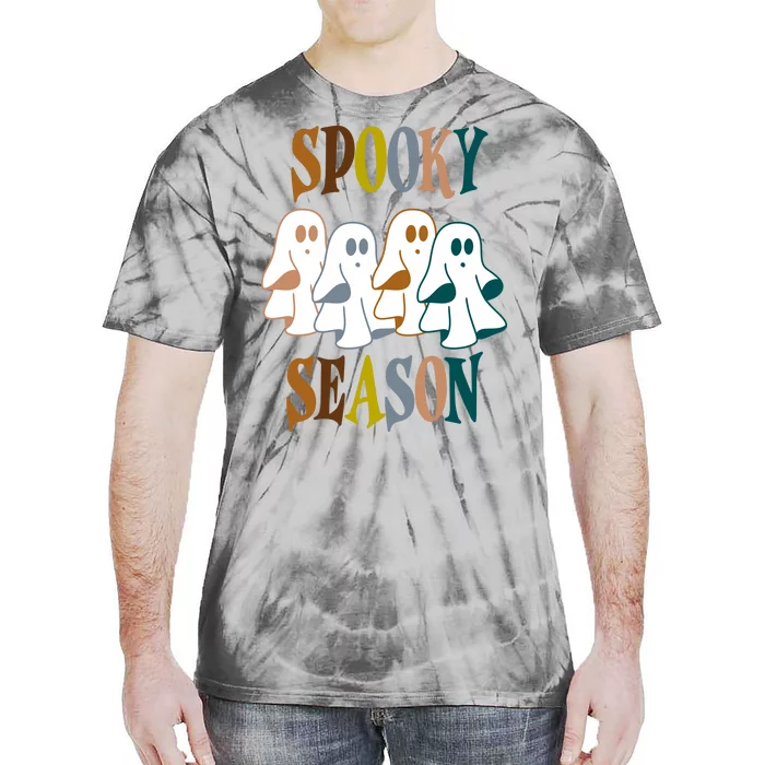 Spooky Season Halloween Ghost Festive Tie-Dye T-Shirt