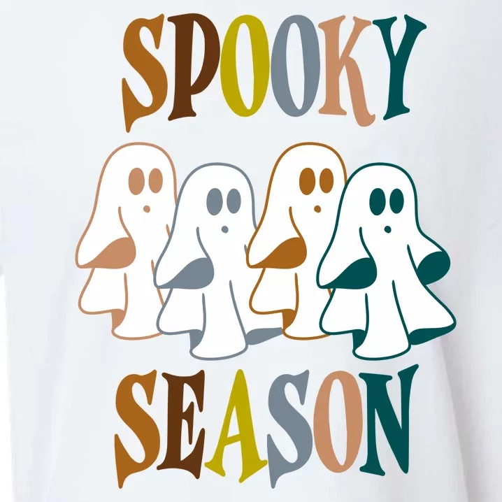 Spooky Season Halloween Ghost Festive Sueded Cloud Jersey T-Shirt