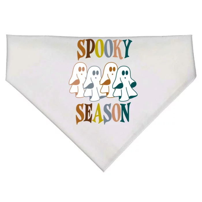 Spooky Season Halloween Ghost Festive USA-Made Doggie Bandana