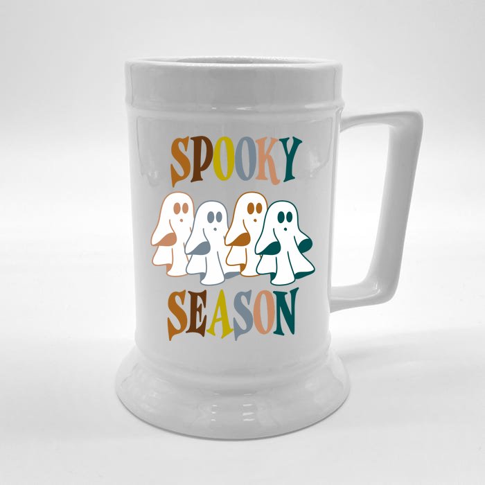 Spooky Season Halloween Ghost Festive Front & Back Beer Stein