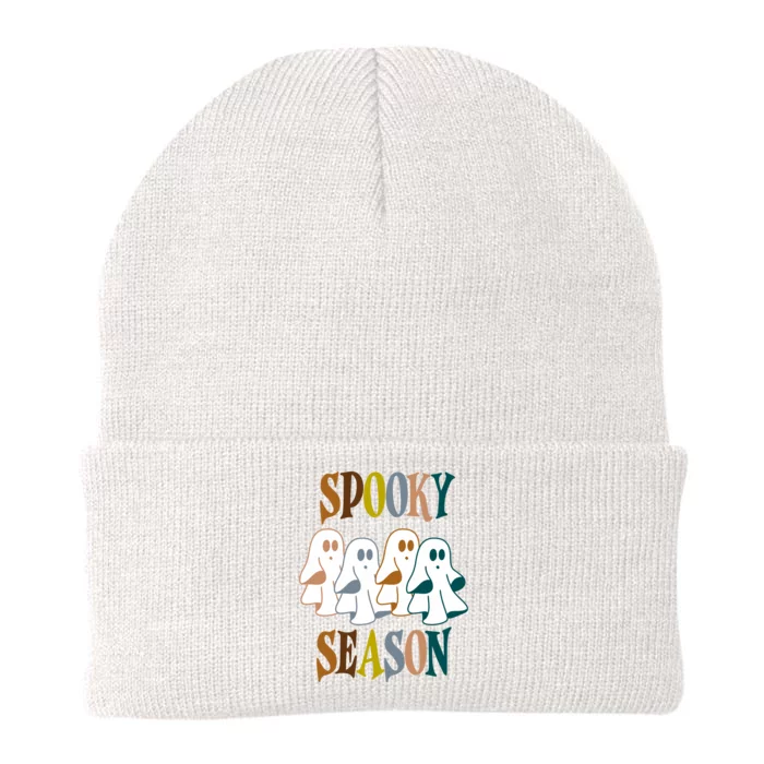 Spooky Season Halloween Ghost Festive Knit Cap Winter Beanie