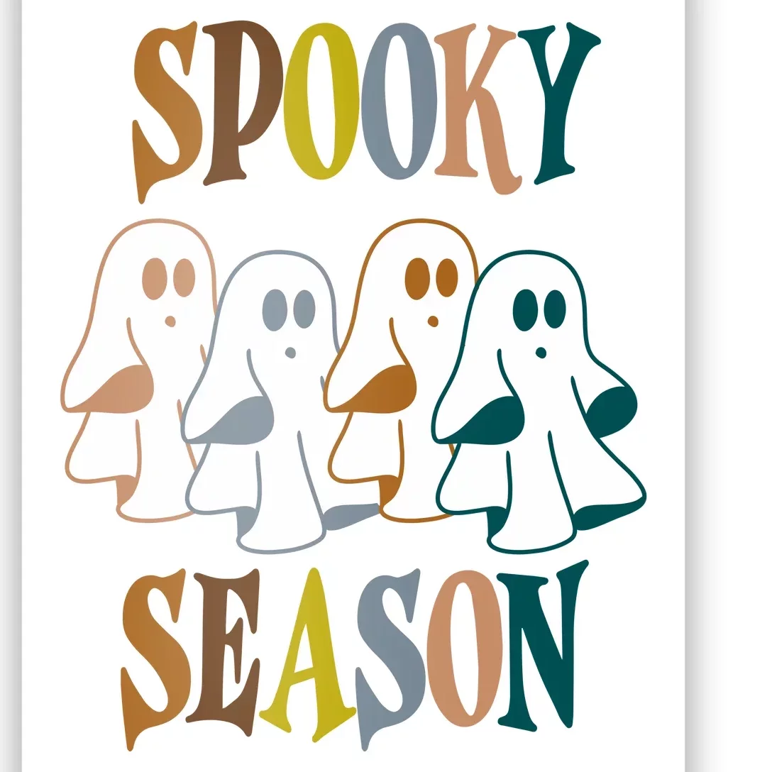 Spooky Season Halloween Ghost Festive Poster