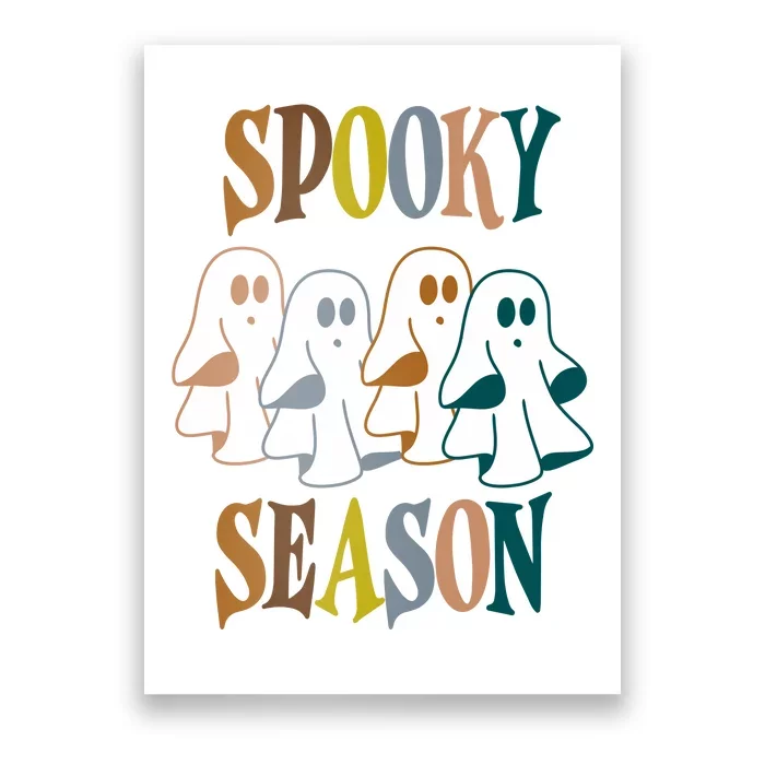 Spooky Season Halloween Ghost Festive Poster