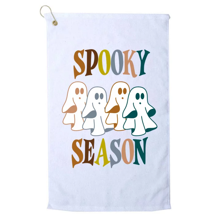 Spooky Season Halloween Ghost Festive Platinum Collection Golf Towel