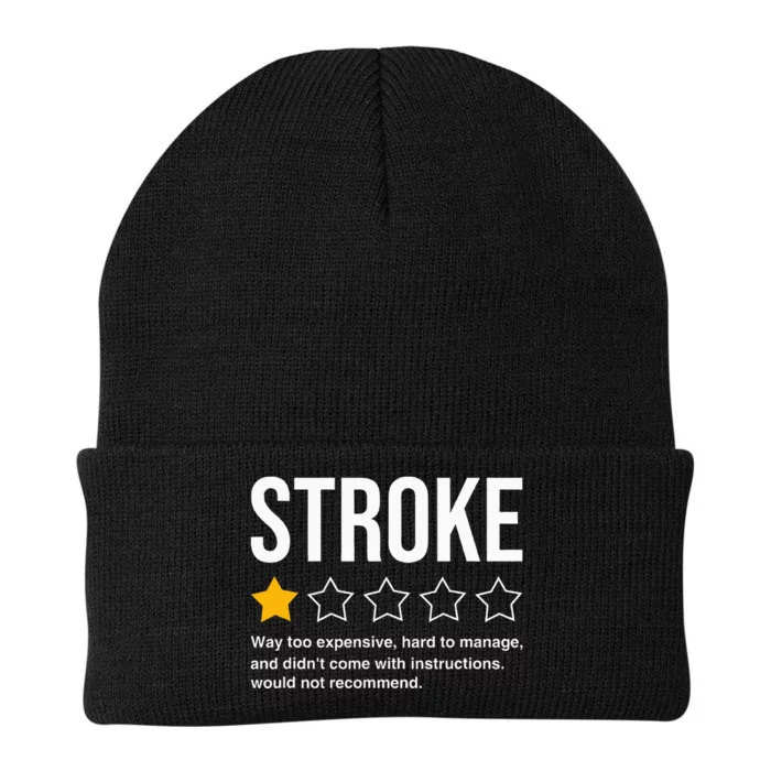 Stroke Survivor Heart Disease Warrior Fighter Cardiac Arrest Knit Cap Winter Beanie