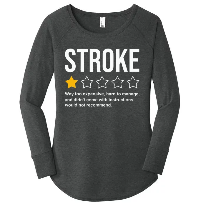 Stroke Survivor Heart Disease Warrior Fighter Cardiac Arrest Women's Perfect Tri Tunic Long Sleeve Shirt