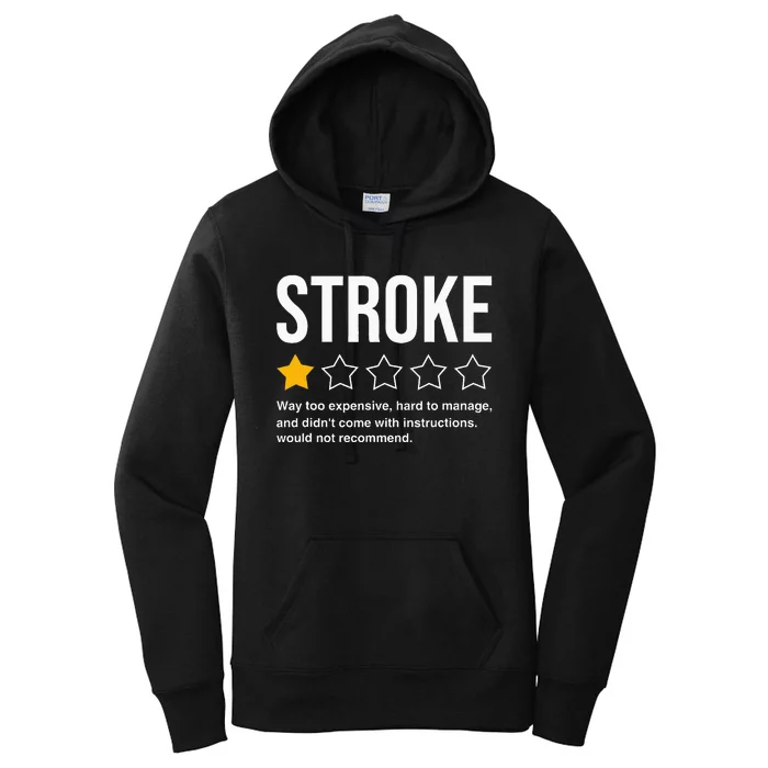 Stroke Survivor Heart Disease Warrior Fighter Cardiac Arrest Women's Pullover Hoodie