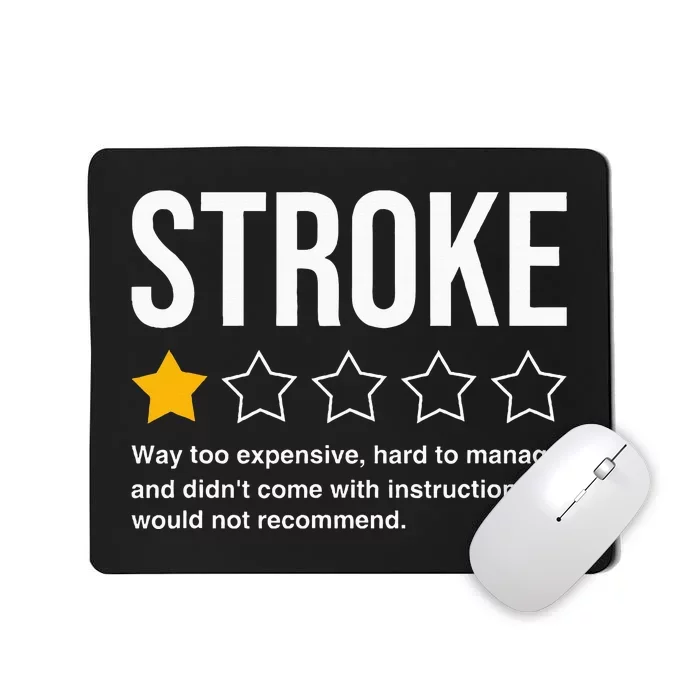 Stroke Survivor Heart Disease Warrior Fighter Cardiac Arrest Mousepad