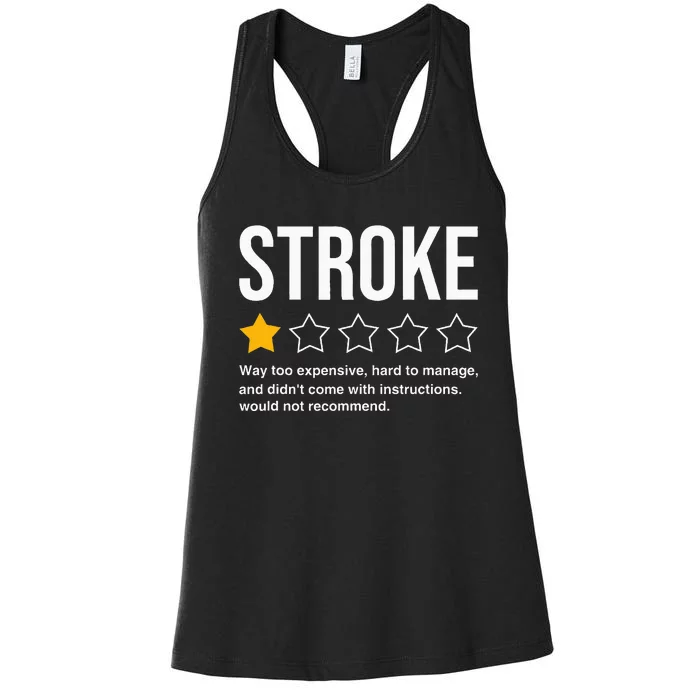 Stroke Survivor Heart Disease Warrior Fighter Cardiac Arrest Women's Racerback Tank