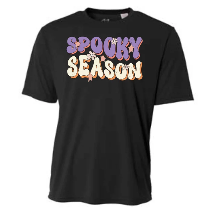 Spooky Season Halloween Groovy Retro Cooling Performance Crew T-Shirt