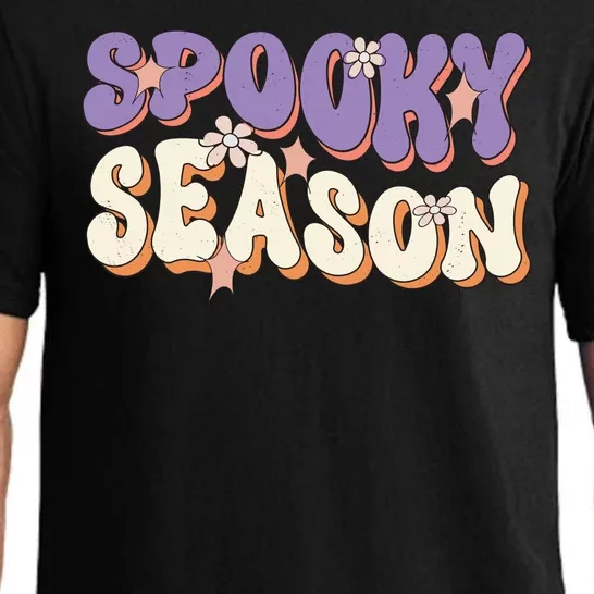 Spooky Season Halloween Groovy Retro Pajama Set