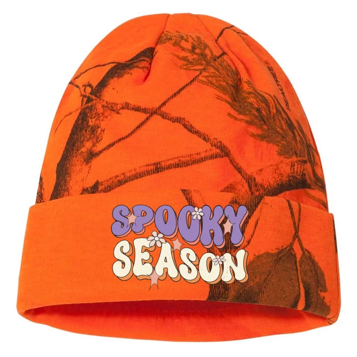 Spooky Season Halloween Groovy Retro Kati - 12in Camo Beanie