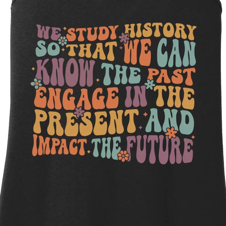 Social Studies History Teacher Back To School Ladies Essential Tank