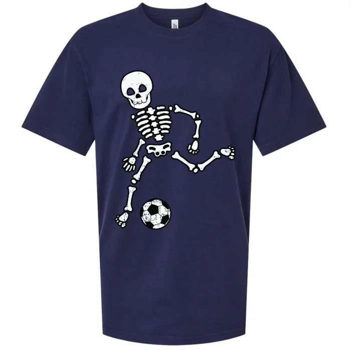 Skeleton Soccer Halloween Sport Player Costume Sueded Cloud Jersey T-Shirt