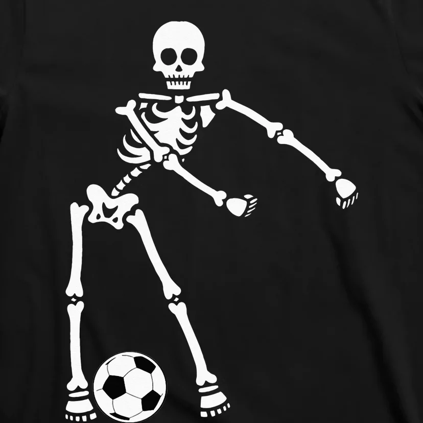 Skeleton Soccer Halloween Flossing Dance Costume Kids T-Shirt