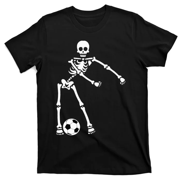 Skeleton Soccer Halloween Flossing Dance Costume Kids T-Shirt