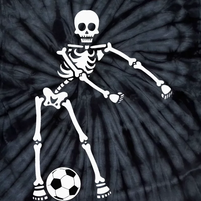 Skeleton Soccer Halloween Flossing Dance Costume Kids Tie-Dye T-Shirt