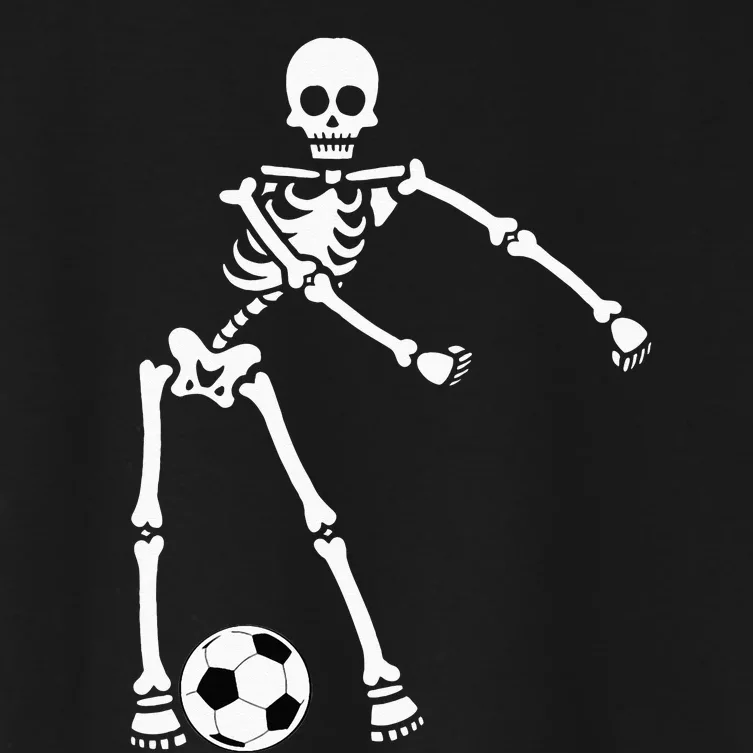 Skeleton Soccer Halloween Flossing Dance Costume Kids Women's Crop Top Tee