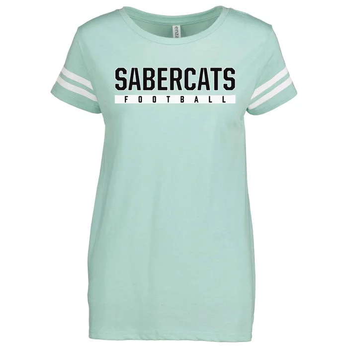 Sabercats Sabino High School Football Enza Ladies Jersey Football T-Shirt