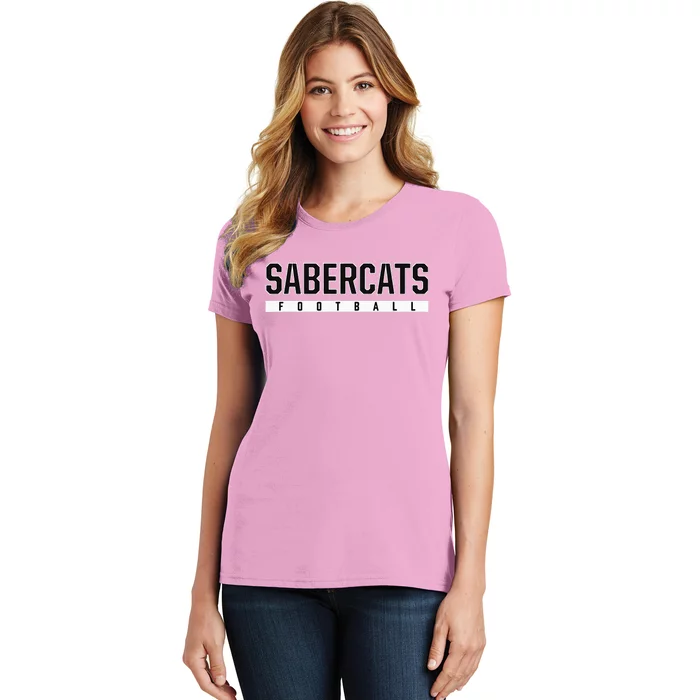 Sabercats Sabino High School Football Women's T-Shirt