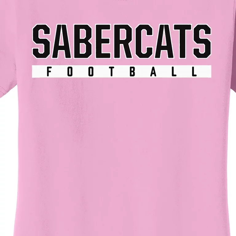 Sabercats Sabino High School Football Women's T-Shirt