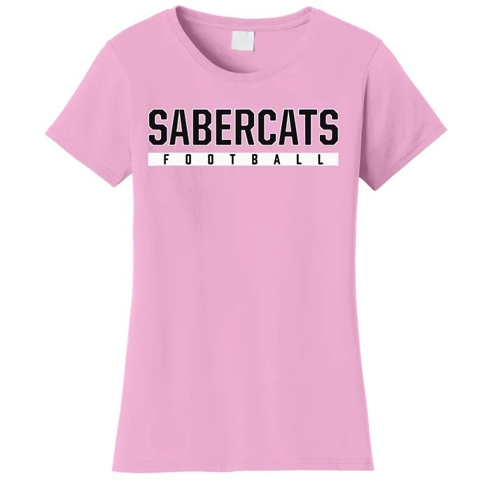 Sabercats Sabino High School Football Women's T-Shirt