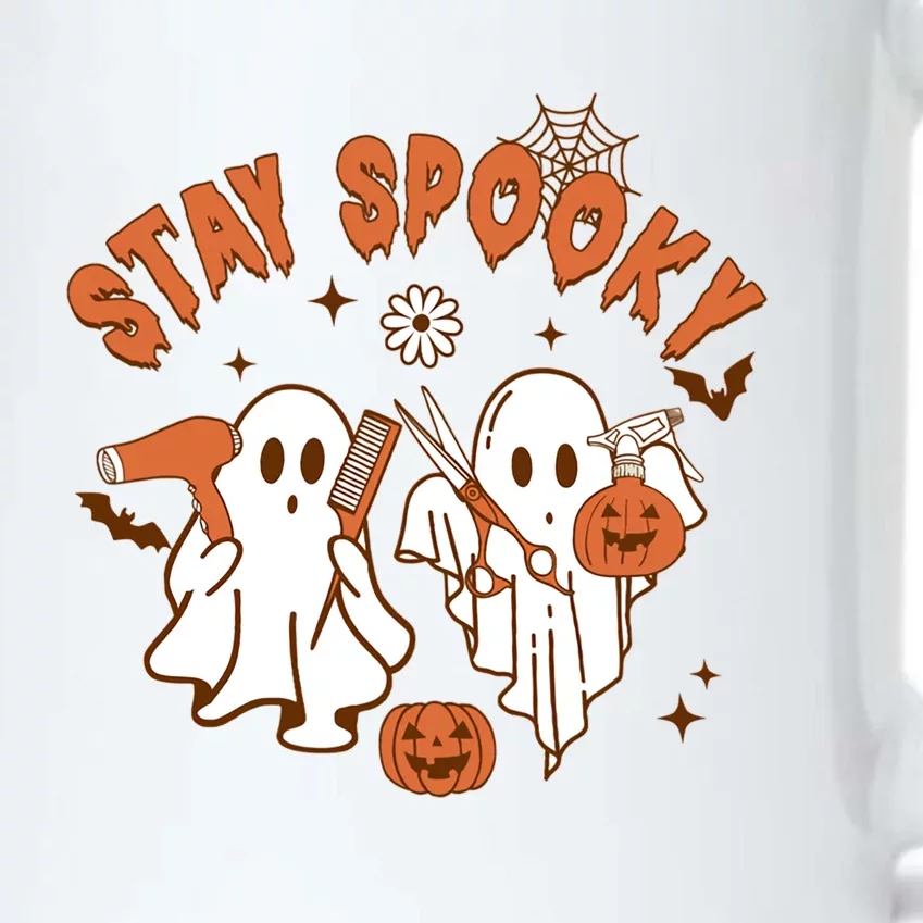 Stay Spooky Hairdresser Halloween Cute Ghosts Cosmetologist Gift Black Color Changing Mug