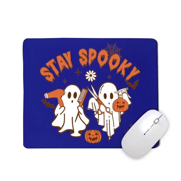 Stay Spooky Hairdresser Halloween Cute Ghosts Cosmetologist Gift Mousepad