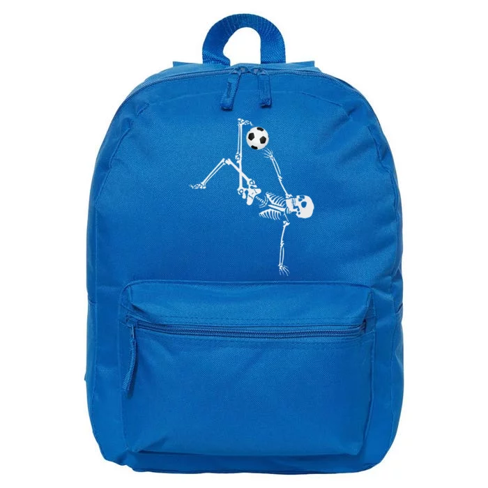 Soccer Skeleton Halloween Soccer Bicycle Kick 16 in Basic Backpack