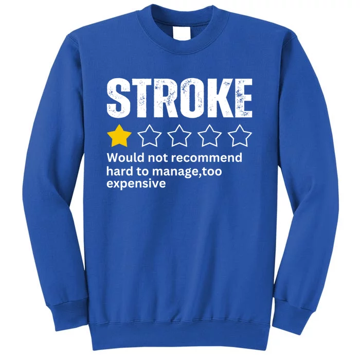 Stroke Survivor Heart Disease Warrior Fighter Cardiac Arrest Gift Tall Sweatshirt