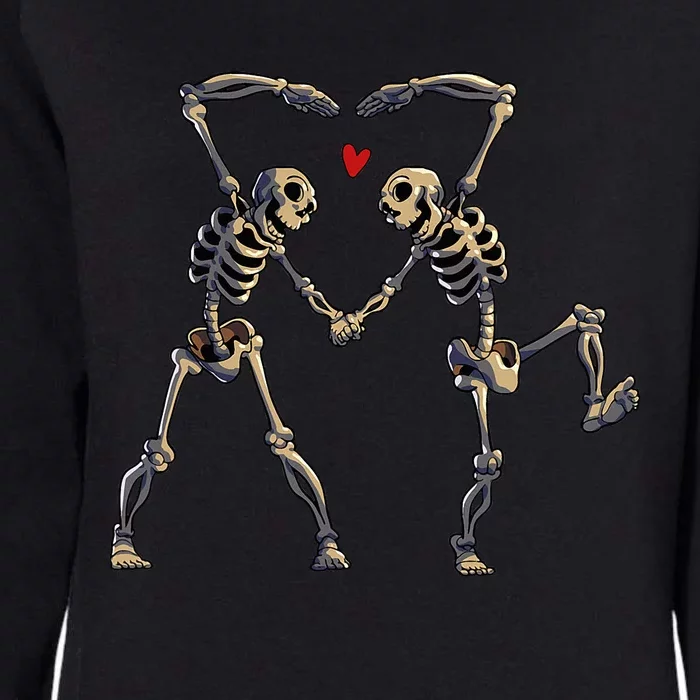 Spooky Skeleton Heart Dance Costume Womens California Wash Sweatshirt