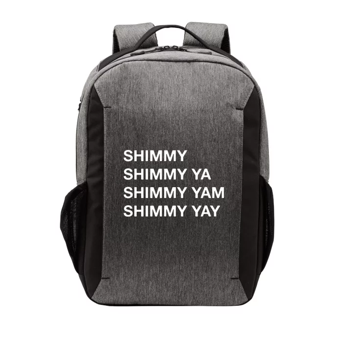 Shimmy Shimmy Hiphop Oldschool Rap Tee 90s Music Vector Backpack