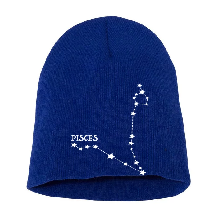 Star Sign Horoscope Pisces Cool Gift Short Acrylic Beanie