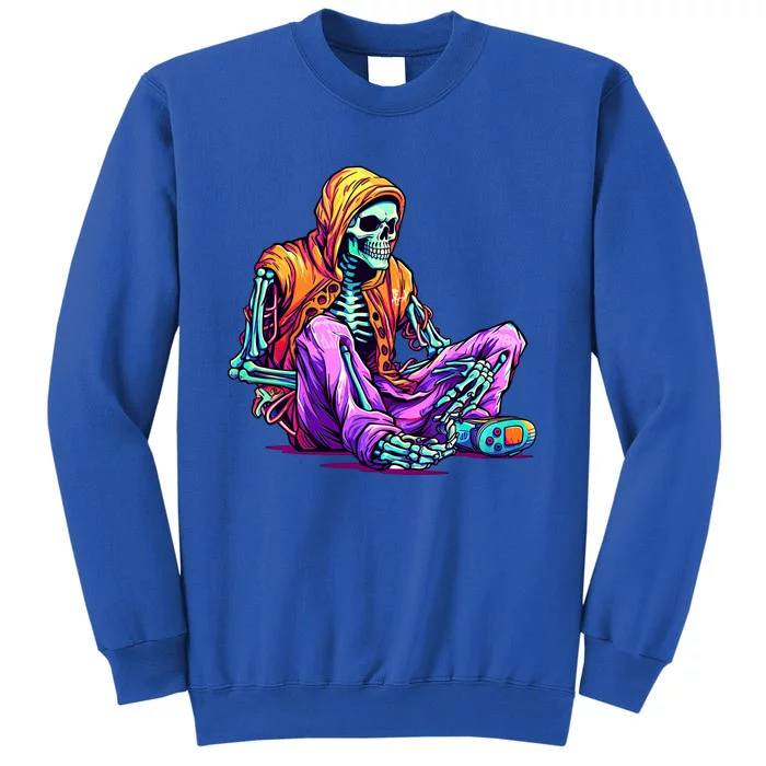 Spooky Skeleton Halloween Monster Thrills And Suspense Gift Tall Sweatshirt