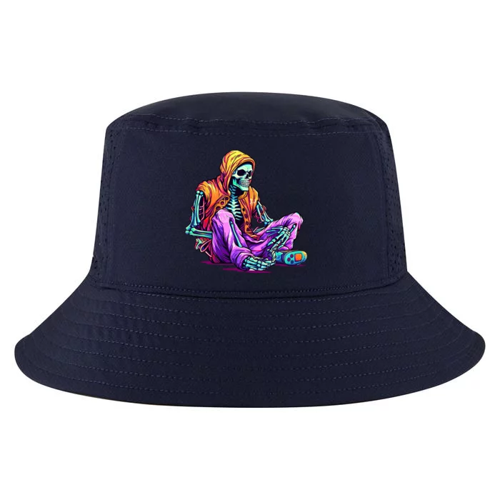 Spooky Skeleton Halloween Monster Thrills And Suspense Gift Cool Comfort Performance Bucket Hat