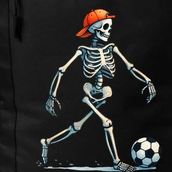 Skeleton Soccer Halloween Costume Funny Daily Commute Backpack