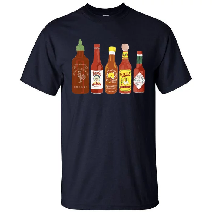 Spicy Sauce Habanero Spicy Food Mexican Chili Tall T-Shirt