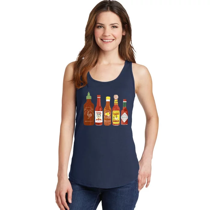 Spicy Sauce Habanero Spicy Food Mexican Chili Ladies Essential Tank