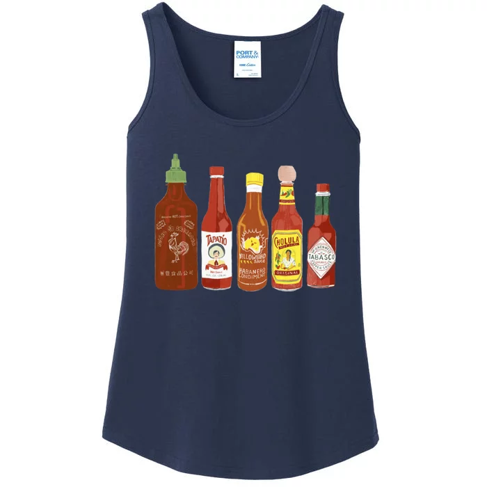 Spicy Sauce Habanero Spicy Food Mexican Chili Ladies Essential Tank