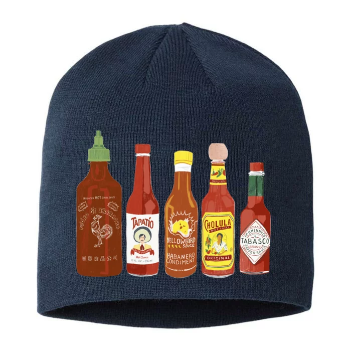 Spicy Sauce Habanero Spicy Food Mexican Chili 8 1/2in Sustainable Knit Beanie