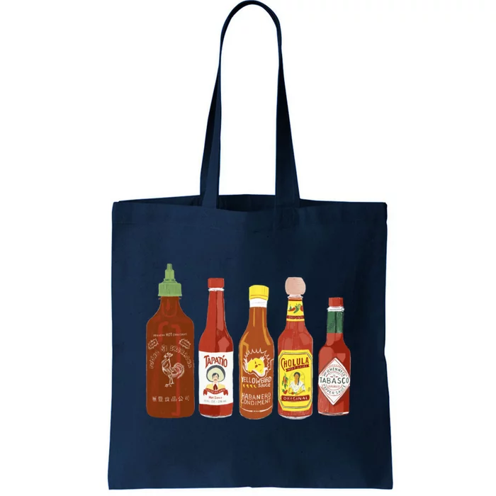 Spicy Sauce Habanero Spicy Food Mexican Chili Tote Bag