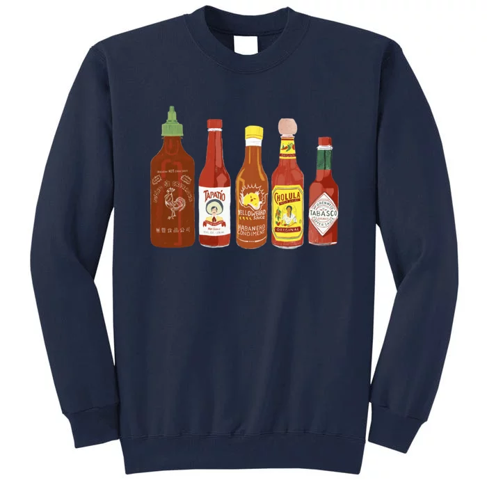 Spicy Sauce Habanero Spicy Food Mexican Chili Tall Sweatshirt