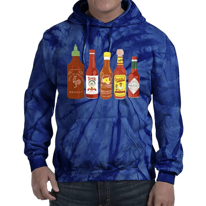 Spicy Sauce Habanero Spicy Food Mexican Chili Tie Dye Hoodie